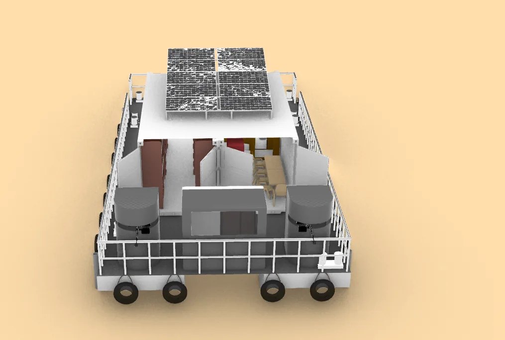 20ft Accommodation Barge view 26
